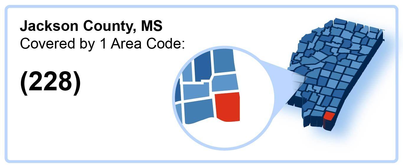 228_Area_Code_in_Jackson_County_Mississippi